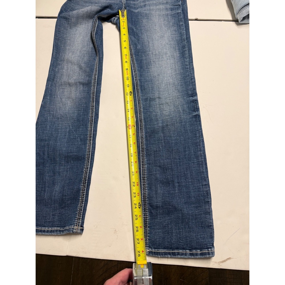 BKE Conner Straight Leg Jeans Med Wash Stretch Denim JBK8144R Womens 16 Regular - Picture 3 of 10